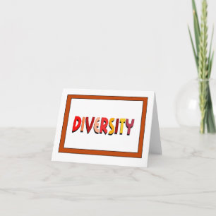 Disversity Note Card Kaart