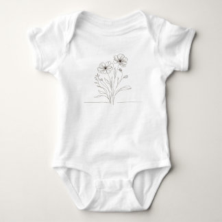 Dit aanbiddelijke babybody romper