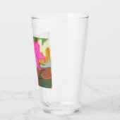 Dit abstracte bloemkunstontwerp combineert zachte glas (Links)