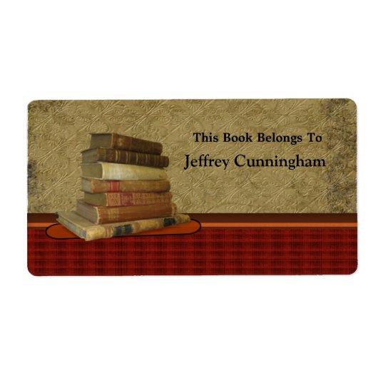 Dit Antiek boek is van jou Etiket (Voorkant)