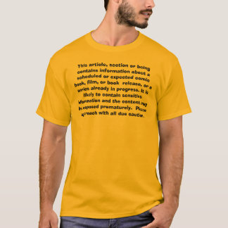 Dit artikel, deze sectie of het zijn bevat informa t-shirt