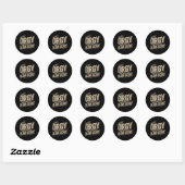Dit begint zeker langzaam Grappig Sarcasme Ronde Sticker (Vel)