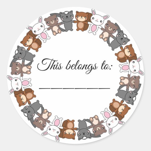 Dit behoort toe aan ronde sticker (Voorkant)