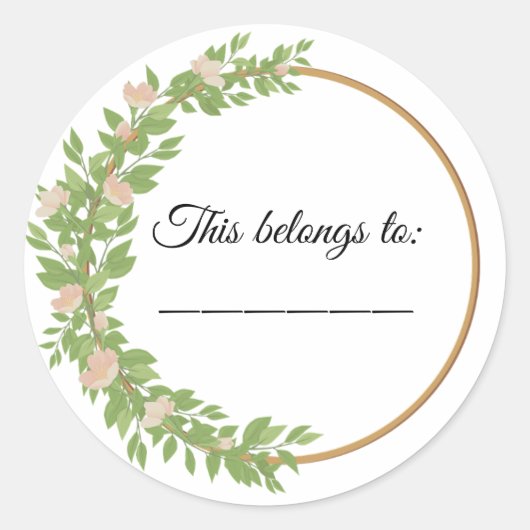 Dit behoort toe aan ronde sticker (Voorkant)