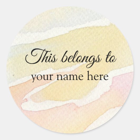 Dit behoort toe aan ronde sticker (Voorkant)