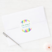 Dit behoort toe aan ronde sticker (Envelop)