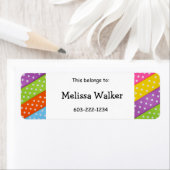 "Dit behoort toe" Custom Name Kind Sticker (Insitu)