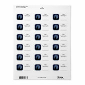 Dit behoort tot Black Cat, Volle Maan, Sterren Etiket (Full Sheet)