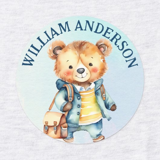 Dit behoort tot de eerste klas schattige teddy labels (Design 1)
