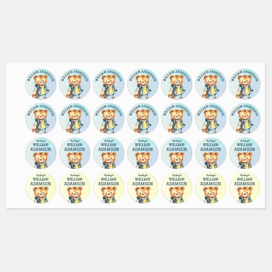 Dit behoort tot de eerste klas schattige teddy labels (Vel)