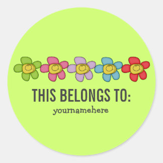 DIT BEHOORT TOT DE Kute Doodle Flower Stickers