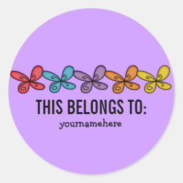 DIT BEHOORT TOT DE Kute Doodle Flower Stickers