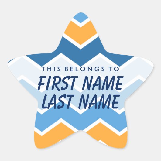 Dit behoort tot de Star Sticker (Voorkant)