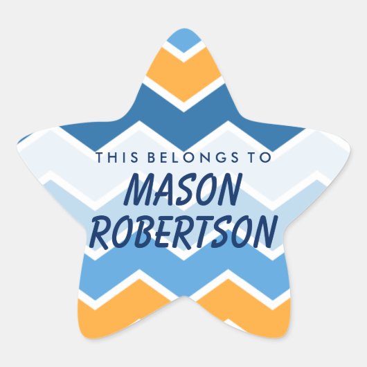 Dit behoort tot de Star Sticker (Voorkant)