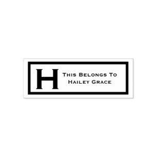 Dit behoort tot een object met een persoonlijke or  zelfinktende stempel