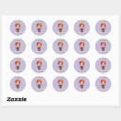 Dit behoort tot naaien meisje sticker (Vel)