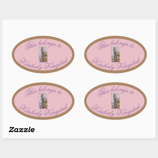 dit behoort tot ovale sticker (Vel)