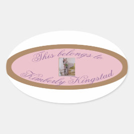 dit behoort tot ovale sticker