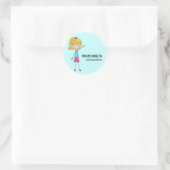 DIT BEHOORT TOT Sticker voor een meisje (Tas)