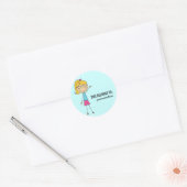DIT BEHOORT TOT Sticker voor een meisje (Envelop)
