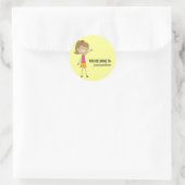 DIT BEHOORT TOT Sticker voor een meisje (Tas)