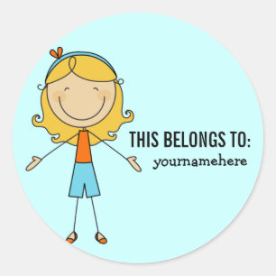 DIT BEHOORT TOT Sticker voor een meisje