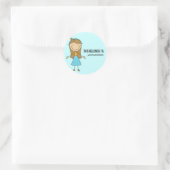 DIT BEHOORT TOT Sticker voor een meisje (Tas)