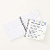 Dit beloof ik je, ik hou van poëzie notitieboek (Binnen)