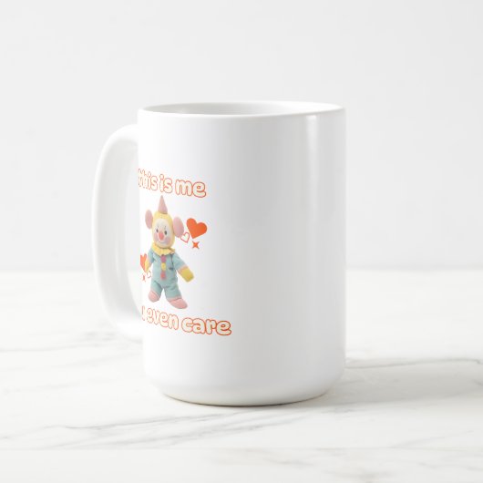 Dit ben ik, als het me wat kan schelen koffiemok (Voorkant links)