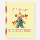 Dit ben ik, als het me wat kan schelen notitieboek (Voorkant)