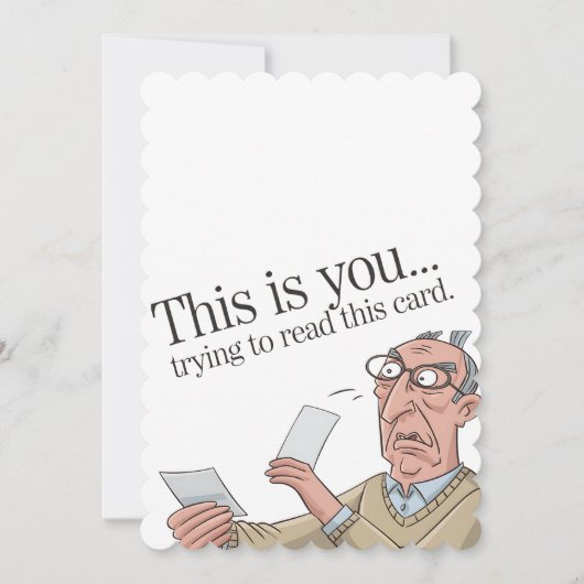 Dit Ben Jij Die Deze Kaart Leest Funny Vader (Voorkant)