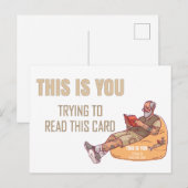 Dit ben jij die deze Vaderdag Kaart leest (Voorkant / Achterkant)