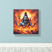 Dit betoverende schilderij van Shiva Canvas Afdruk (Insitu (Houten vloer))