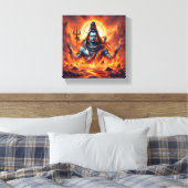 Dit betoverende schilderij van Shiva Canvas Afdruk (Insitu (Slaapkamer))