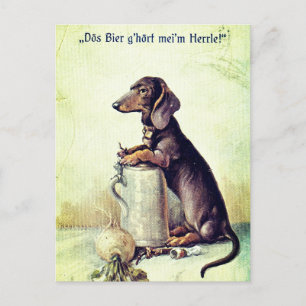 Dit bier is van mijn meester! briefkaart