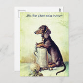 Dit bier is van mijn meester! briefkaart (Voorkant / Achterkant)