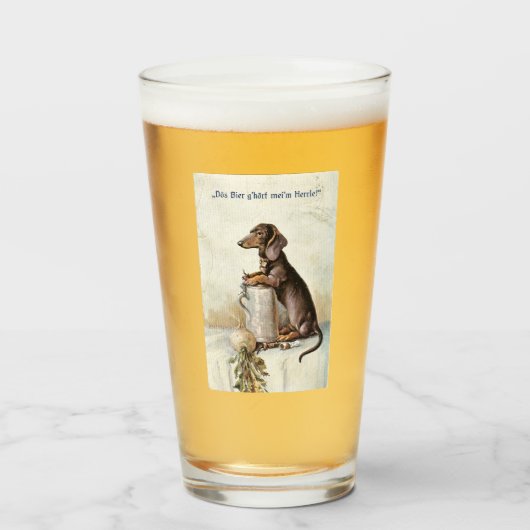 Dit bier is van mijn meester! glas (Voorkant gevuld)