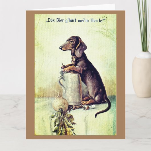 Dit bier is van mijn meester! kaart (Voorkant)