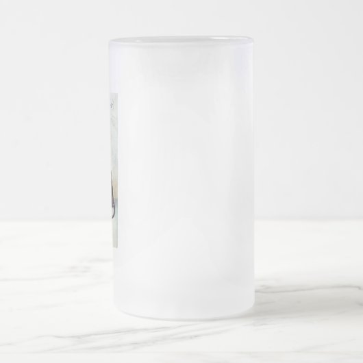 Dit bier is van mijn meester! matglas bierpul (Center)