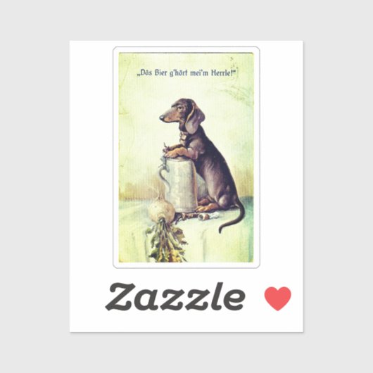 Dit bier is van mijn meester! sticker (Vel)