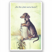 Dit bier is van mijn meester! sticker (Voorkant)