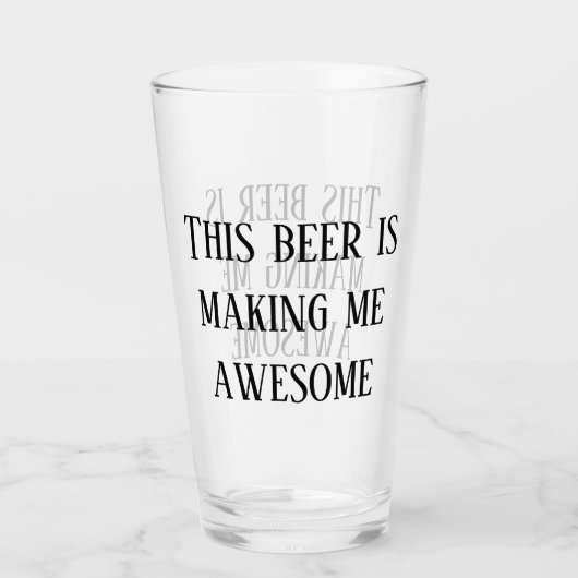 Dit bier maakt me geweldig pint glas (Voorkant)