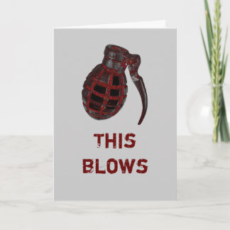 Dit blaast late verjaardagsKaart Kaart