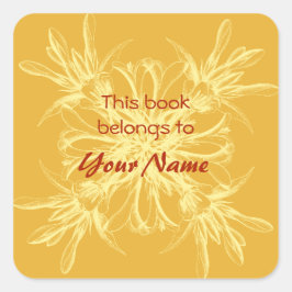 Dit boek behoort toe aan Flower Stickers