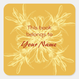 Dit boek behoort toe aan Flower Stickers