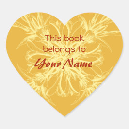 Dit boek behoort toe aan Flower Stickers