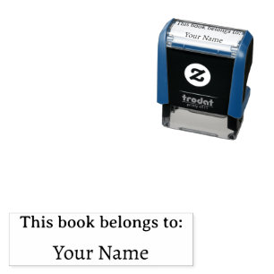 Dit boek behoort toe aan: Jouw naam Modern Simple Zelfinktende Stempel