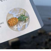 "Dit boek behoort toe aan" Pineapple Beach Sticker