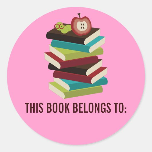 DIT BOEK BEHOORT TOE AAN RONDE STICKER (Voorkant)