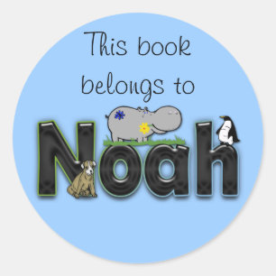 Dit boek behoort toe aan ronde sticker